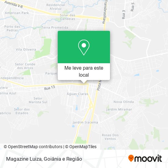 Magazine Luiza mapa