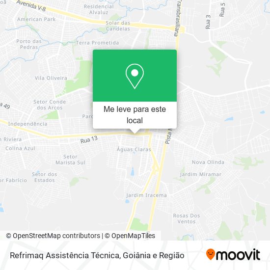 Refrimaq Assistência Técnica mapa