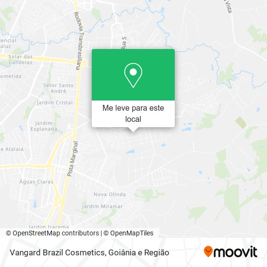 Vangard Brazil Cosmetics mapa