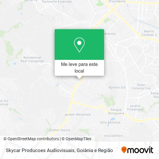 Skycar Producoes Audiovisuais mapa