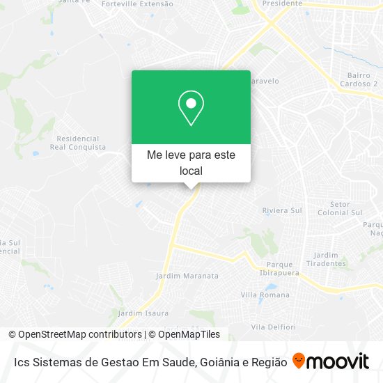 Ics Sistemas de Gestao Em Saude mapa