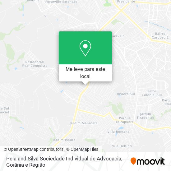 Pela and Silva Sociedade Individual de Advocacia mapa