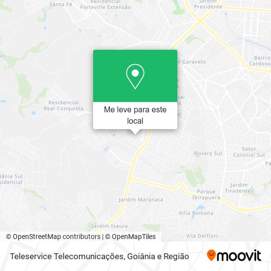 Teleservice Telecomunicações mapa