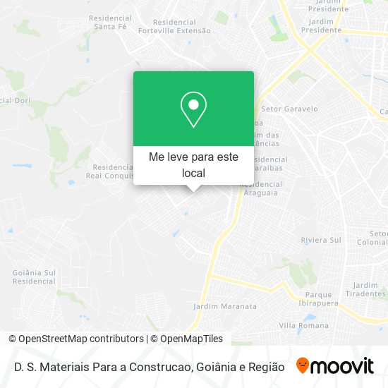 D. S. Materiais Para a Construcao mapa