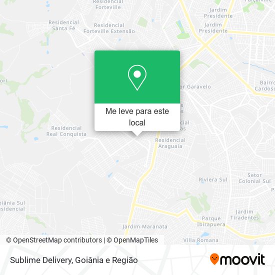 Sublime Delivery mapa