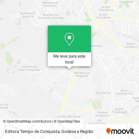 Editora Tempo de Conquista mapa