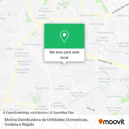 Motiva Distribuidora de Utilidades Domesticas mapa