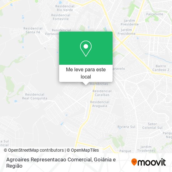Agroaires Representacao Comercial mapa