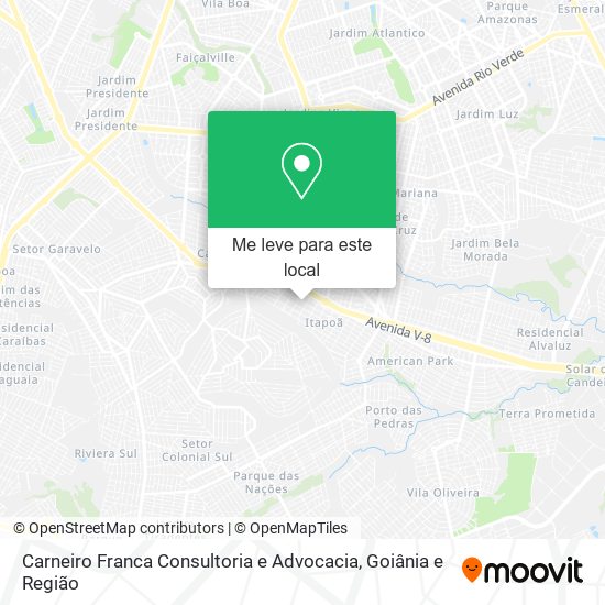 Carneiro Franca Consultoria e Advocacia mapa