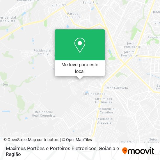 Maximus Portões e Porteiros Eletrônicos mapa
