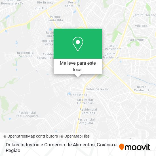 Drikas Industria e Comercio de Alimentos mapa