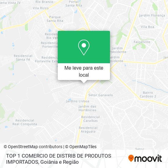 TOP 1 COMERCIO DE DISTRIB DE PRODUTOS IMPORTADOS mapa