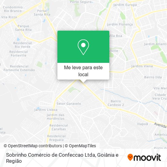 Sobrinho Comércio de Confeccao Ltda mapa