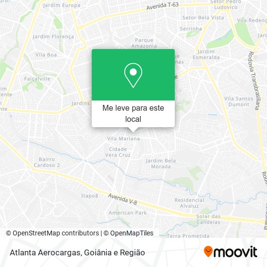 Atlanta Aerocargas mapa