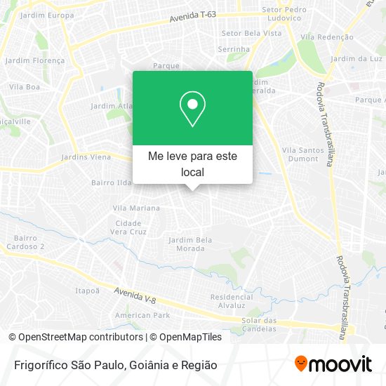 Frigorífico São Paulo mapa