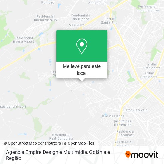Agencia Empire Design e Multimidia mapa