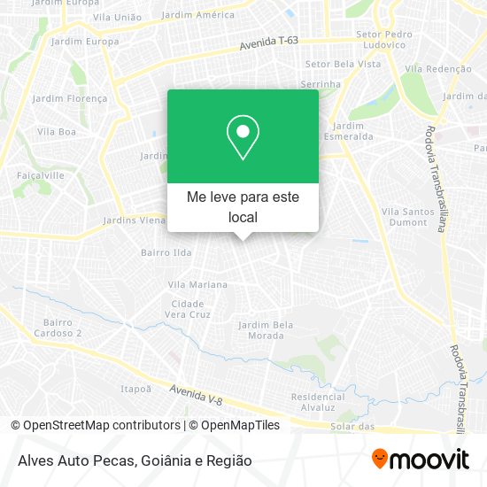 Alves Auto Pecas mapa