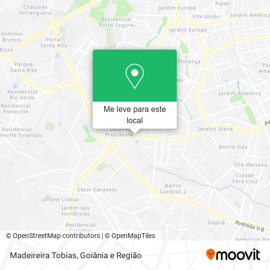 Madeireira Tobias mapa