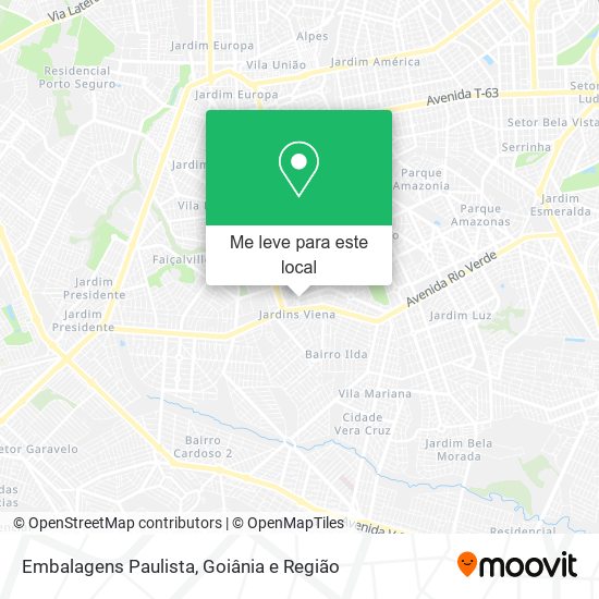 Embalagens Paulista mapa