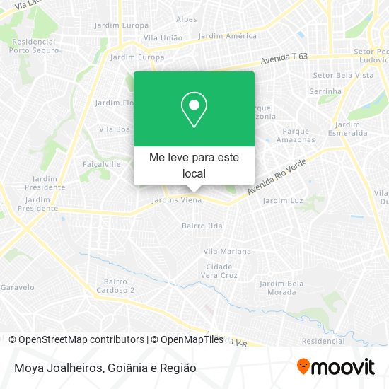 Moya Joalheiros mapa