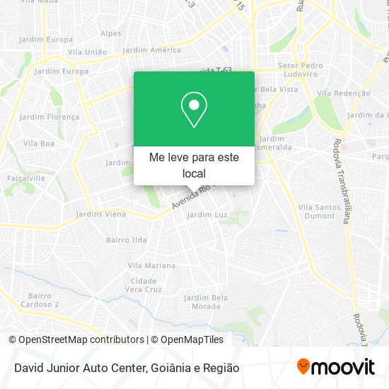 David Junior Auto Center mapa