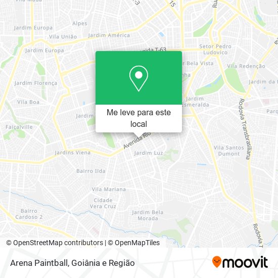 Arena Paintball mapa