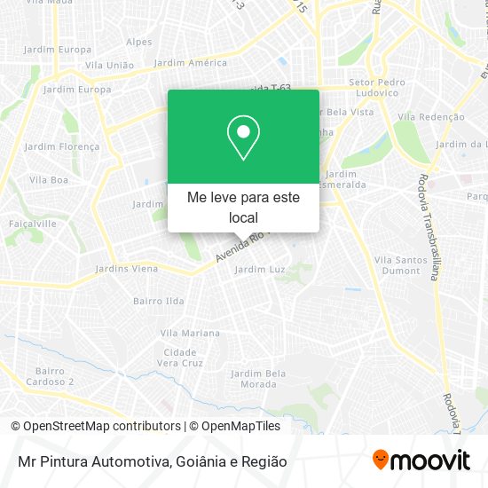 Mr Pintura Automotiva mapa