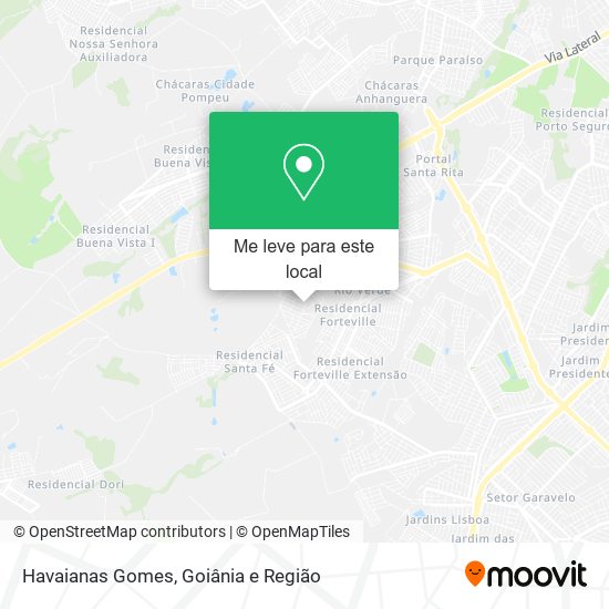 Havaianas Gomes mapa