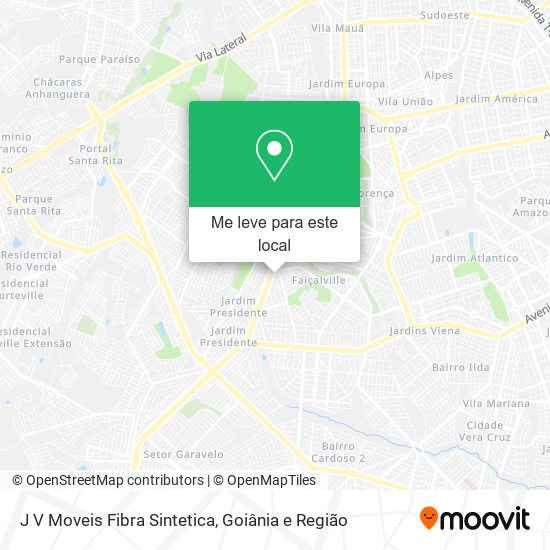 J V Moveis Fibra Sintetica mapa