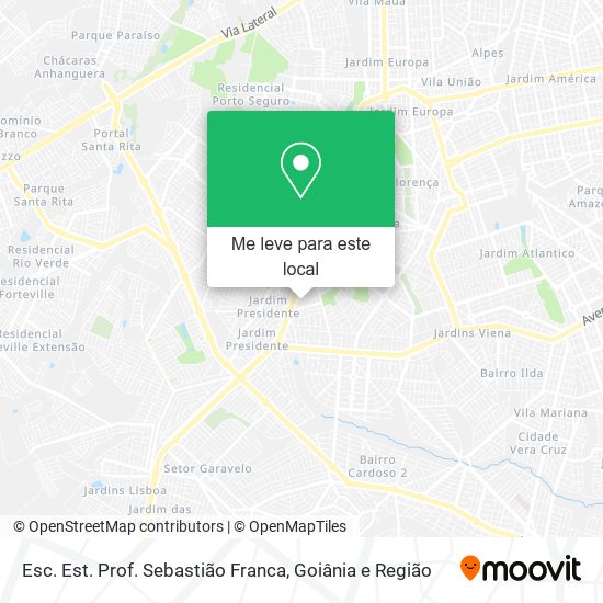 Esc. Est. Prof. Sebastião Franca mapa