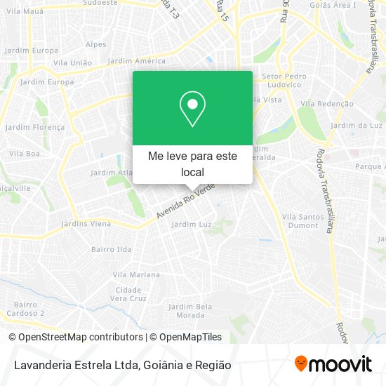 Lavanderia Estrela Ltda mapa