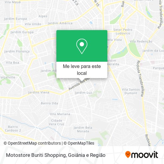 Motostore Buriti Shopping mapa