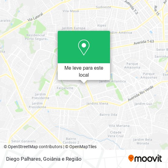 Diego Palhares mapa