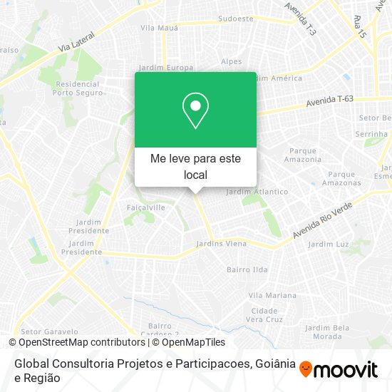 Global Consultoria Projetos e Participacoes mapa