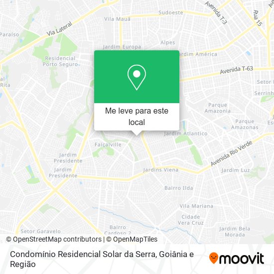 Condomínio Residencial Solar da Serra mapa