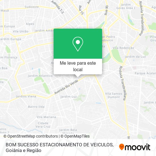 BOM SUCESSO ESTACIONAMENTO DE VEICULOS mapa