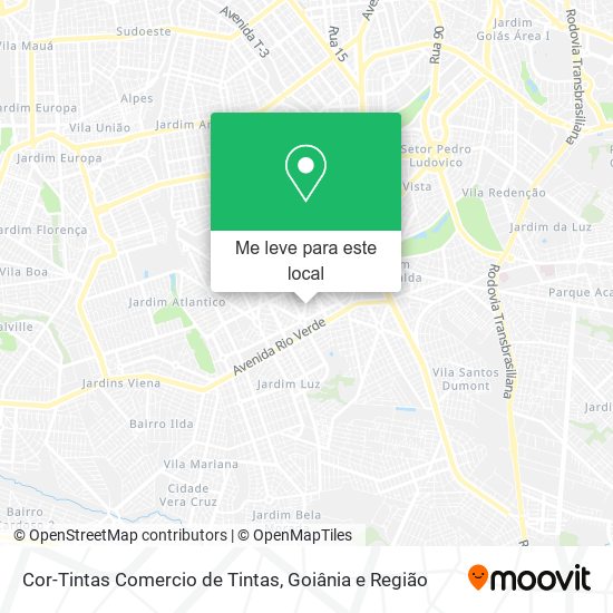 Cor-Tintas Comercio de Tintas mapa