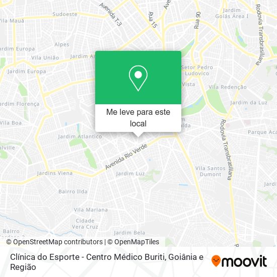 Clínica do Esporte - Centro Médico Buriti mapa