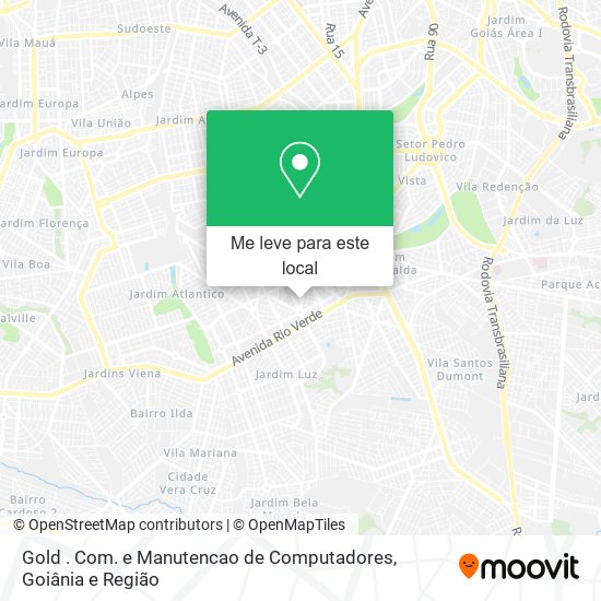 Gold . Com. e Manutencao de Computadores mapa