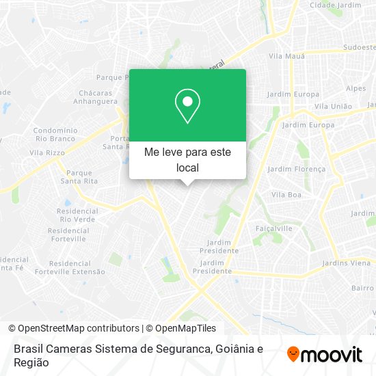 Brasil Cameras Sistema de Seguranca mapa