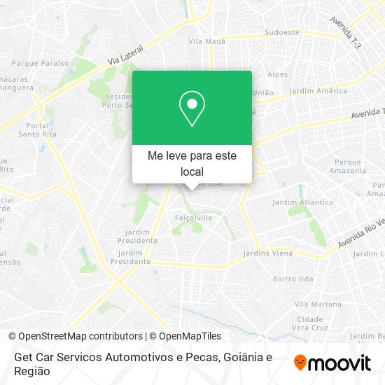 Get Car Servicos Automotivos e Pecas mapa