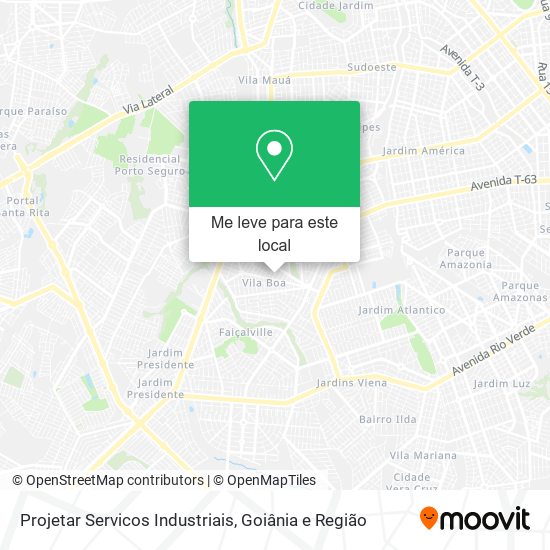 Projetar Servicos Industriais mapa