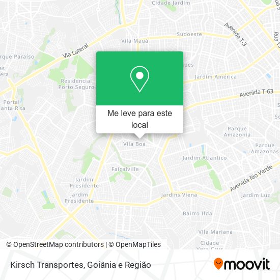 Kirsch Transportes mapa