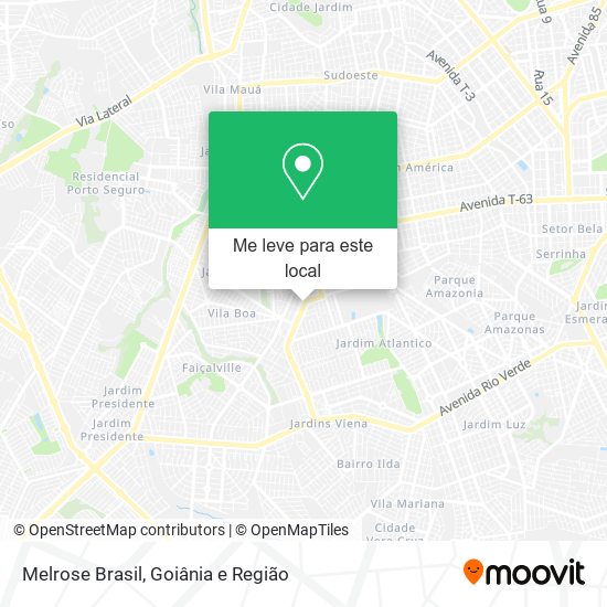Melrose Brasil mapa