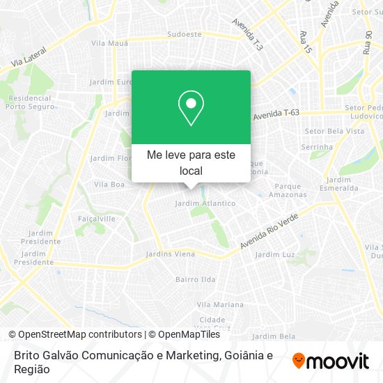 Brito Galvão Comunicação e Marketing mapa