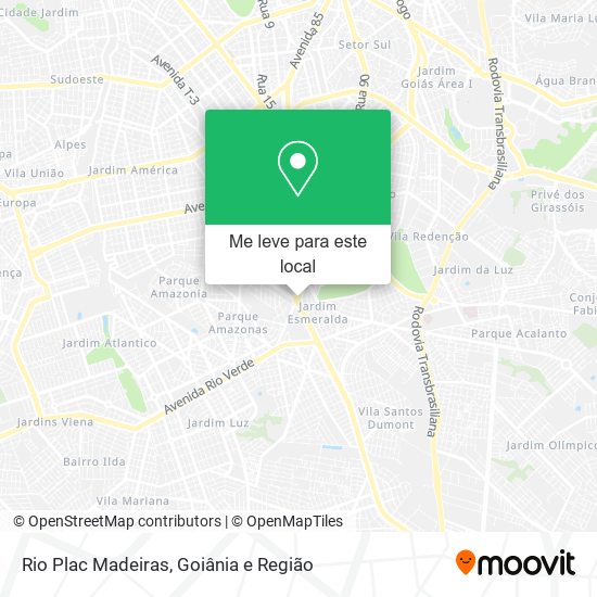 Rio Plac Madeiras mapa