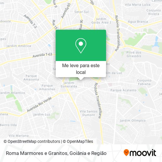 Roma Marmores e Granitos mapa