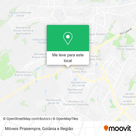 Móveis Prasempre mapa