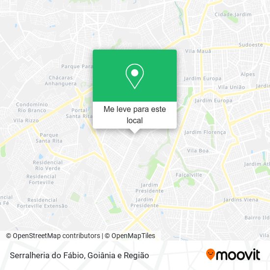 Serralheria do Fábio mapa
