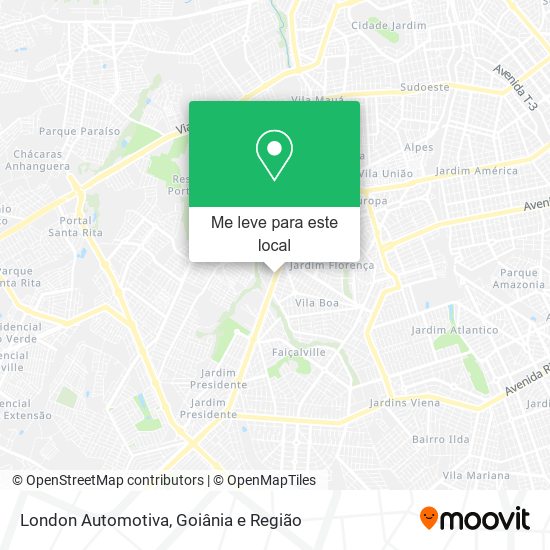 London Automotiva mapa